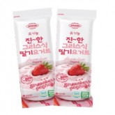 유기농진한그리스식요거트/딸기맛(짜먹는식)